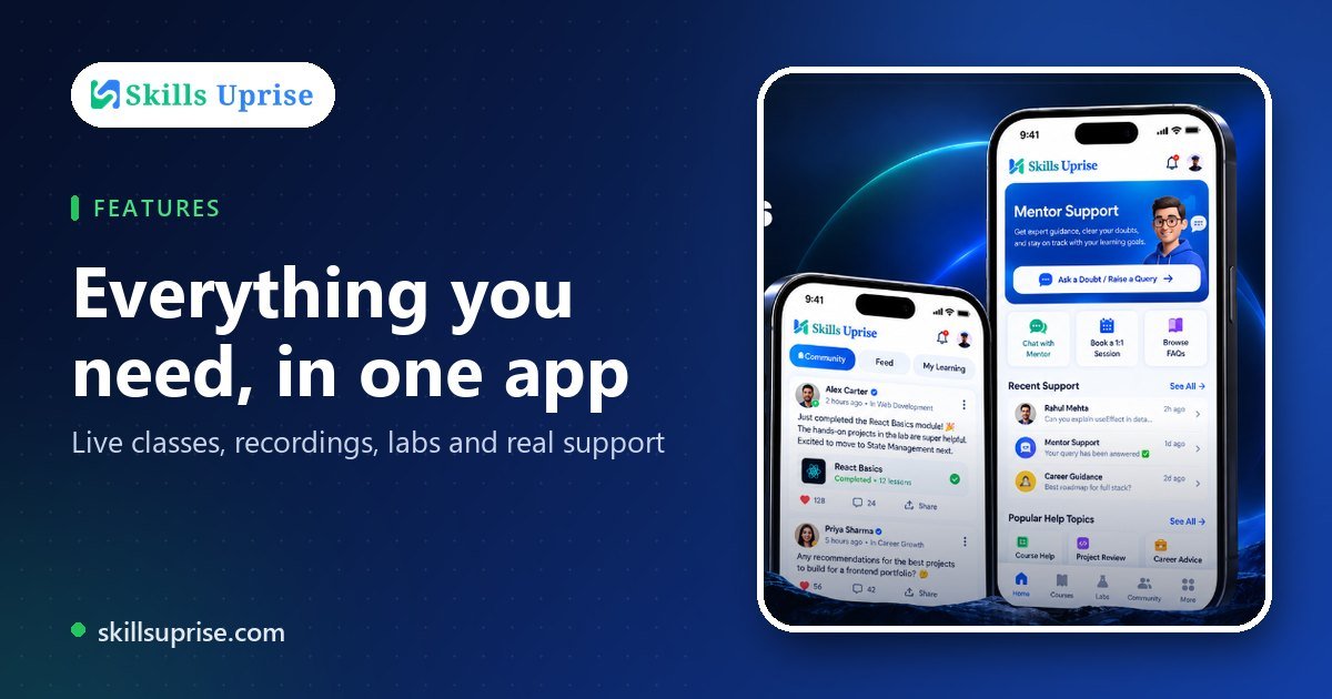 Everything you need, in one app | Skills Uprise