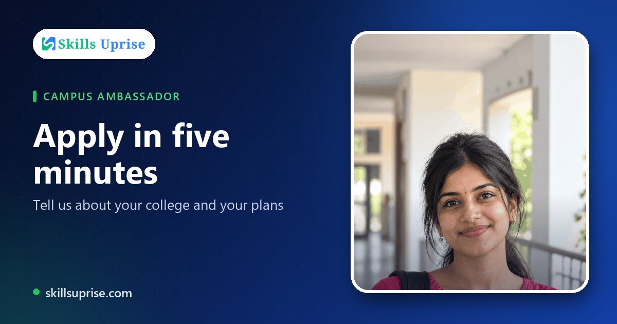 Apply in five minutes | Skills Uprise