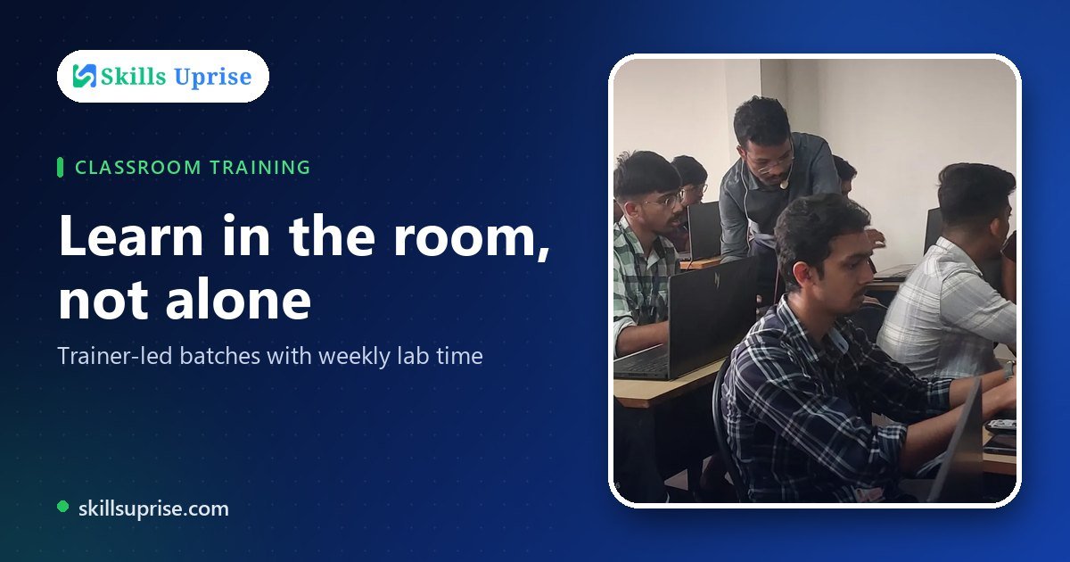 Learn in the room, not alone | Skills Uprise