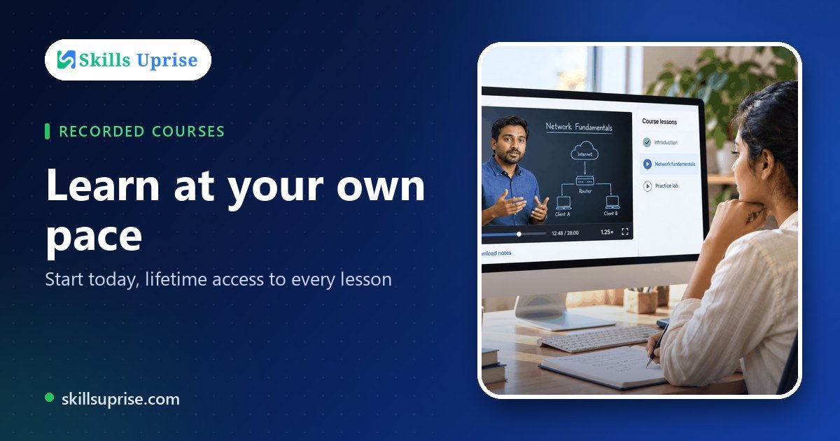 Learn at your own pace | Skills Uprise
