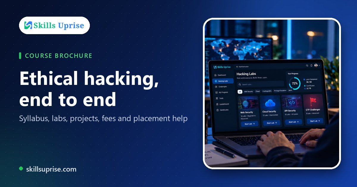Ethical hacking, end to end | Skills Uprise